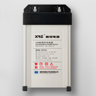 16.7A Rainproof LED Power Supply 12V 400W IP62 Constant Voltage LED Driver
